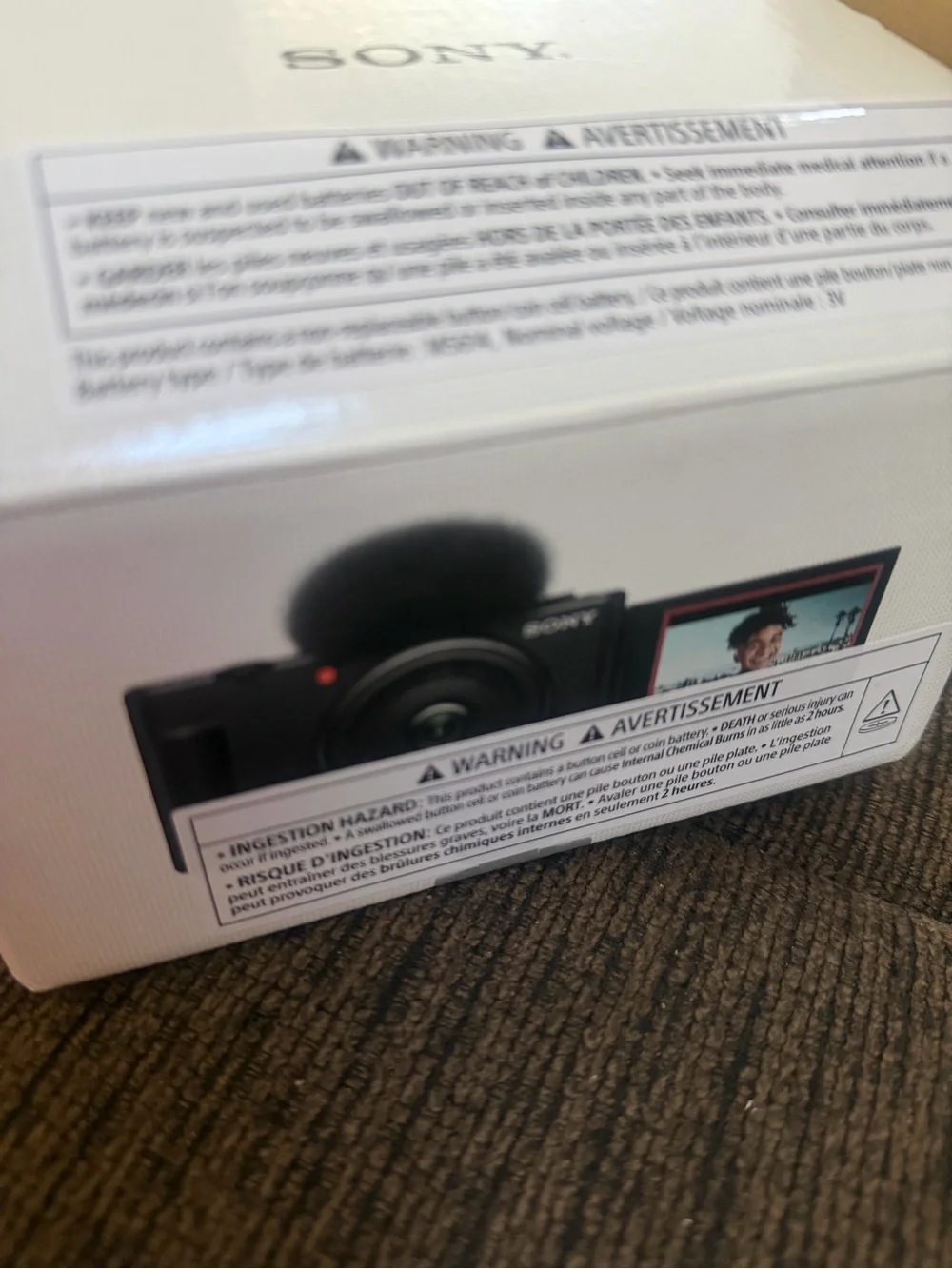 Sony Black Digital Camera with ZEISS Lens